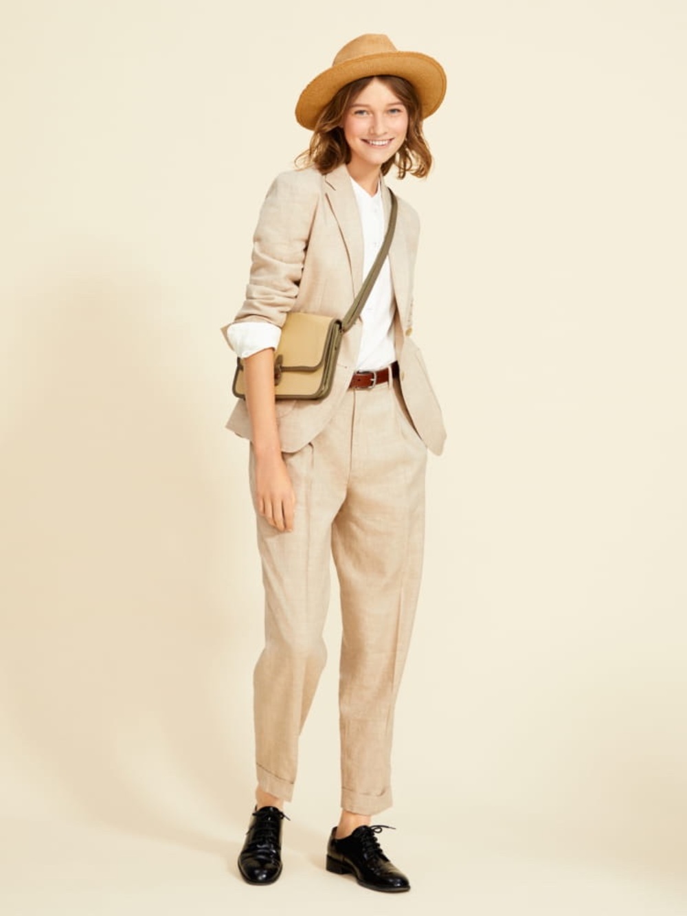 Uniqlo x ines de la fressange - linen blazer